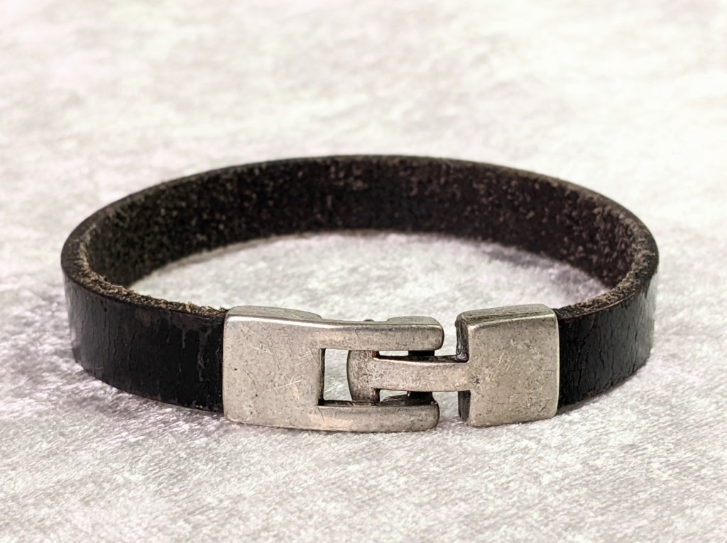 Pottarmband Lederarmband schlicht Herren Art. Nr. 1008
