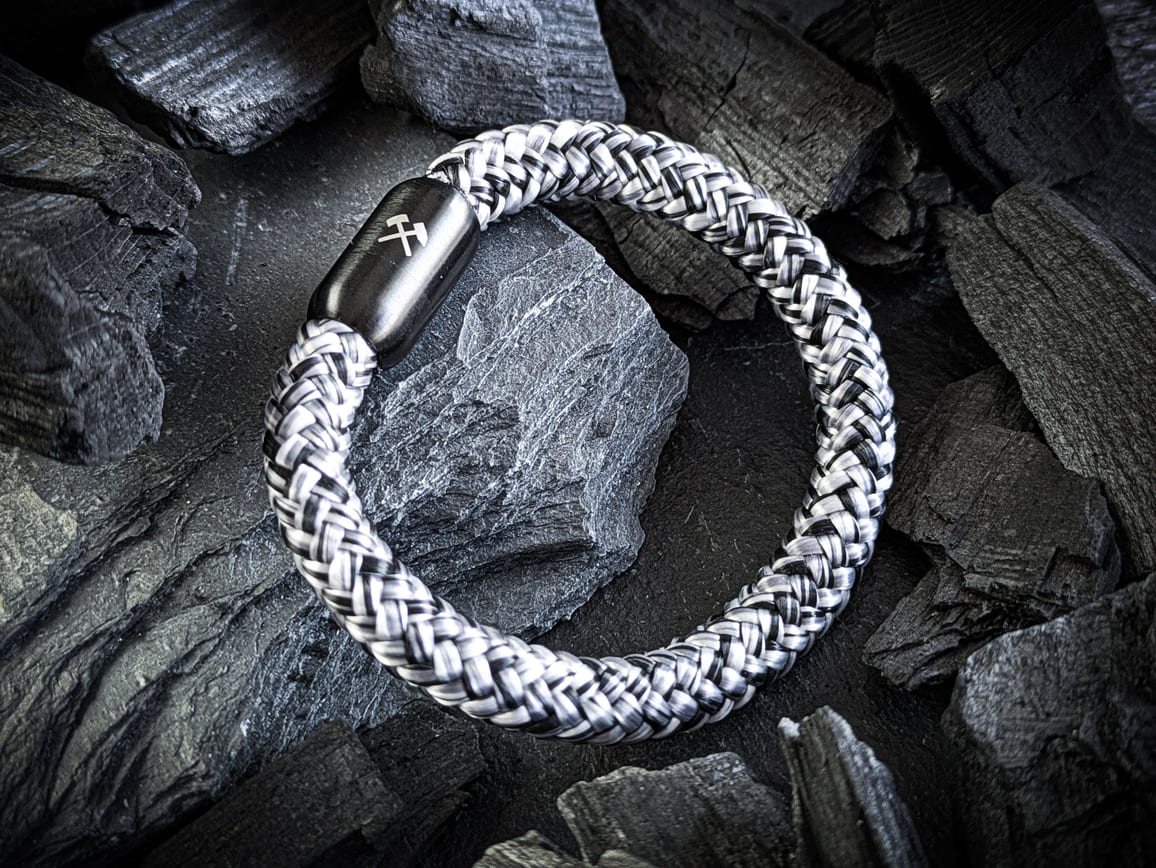 PottArmband Carl Black Edition Ruhrgebiet Armband Schlägel und Eisen Art.Nr. 2033