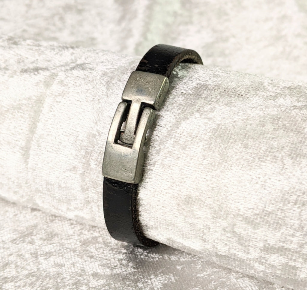 Pottarmband Lederarmband schlicht Herren Art. Nr. 1008
