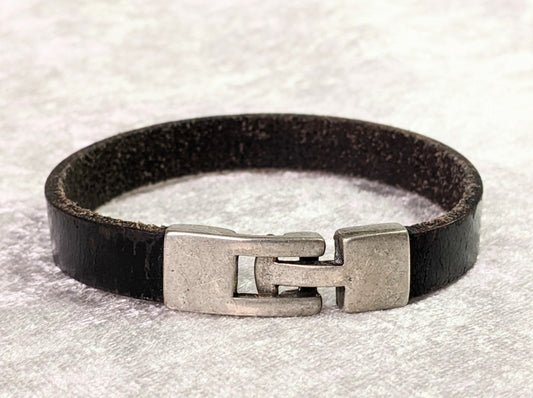 Pottarmband Lederarmband schlicht Herren Art. Nr. 1008
