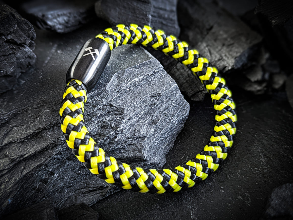 PottArmband Carl Black Edition Ruhrgebiet Armband Schlägel und Eisen Art.Nr. 2031