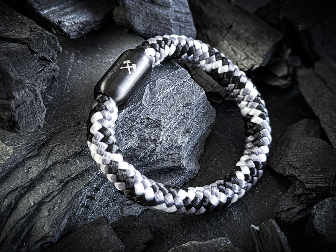 PottArmband Carl Black Edition Ruhrgebiet Armband Schlägel und Eisen Art.Nr. 2036