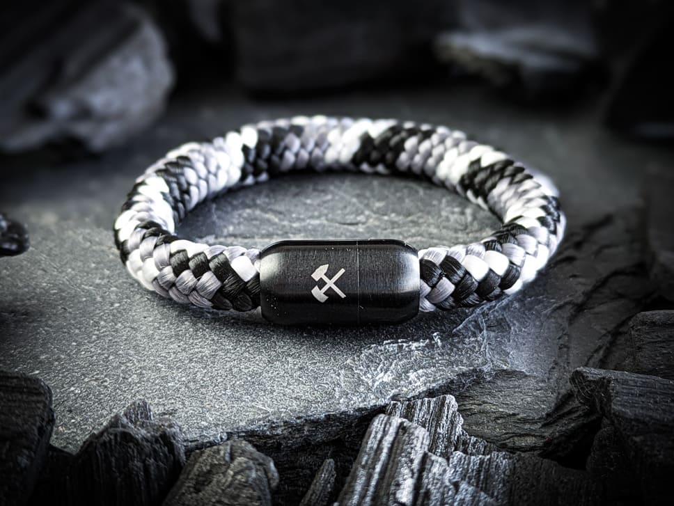 PottArmband Carl Black Edition Ruhrgebiet Armband Schlägel und Eisen Art.Nr. 2036