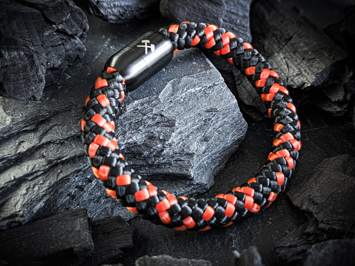 PottArmband Carl Black Edition Ruhrgebiet Armband Schlägel und Eisen Art.Nr. 2035