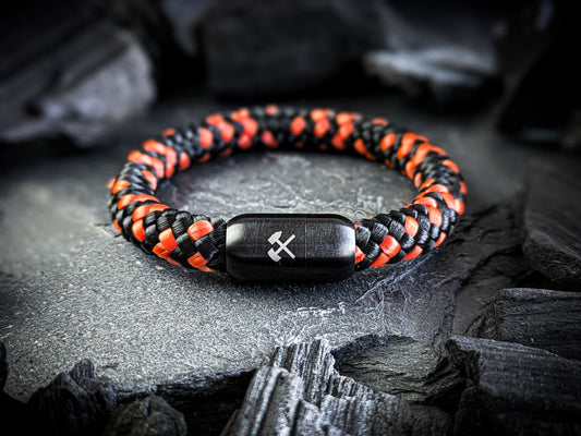 PottArmband Carl Black Edition Ruhrgebiet Armband Schlägel und Eisen Art.Nr. 2035