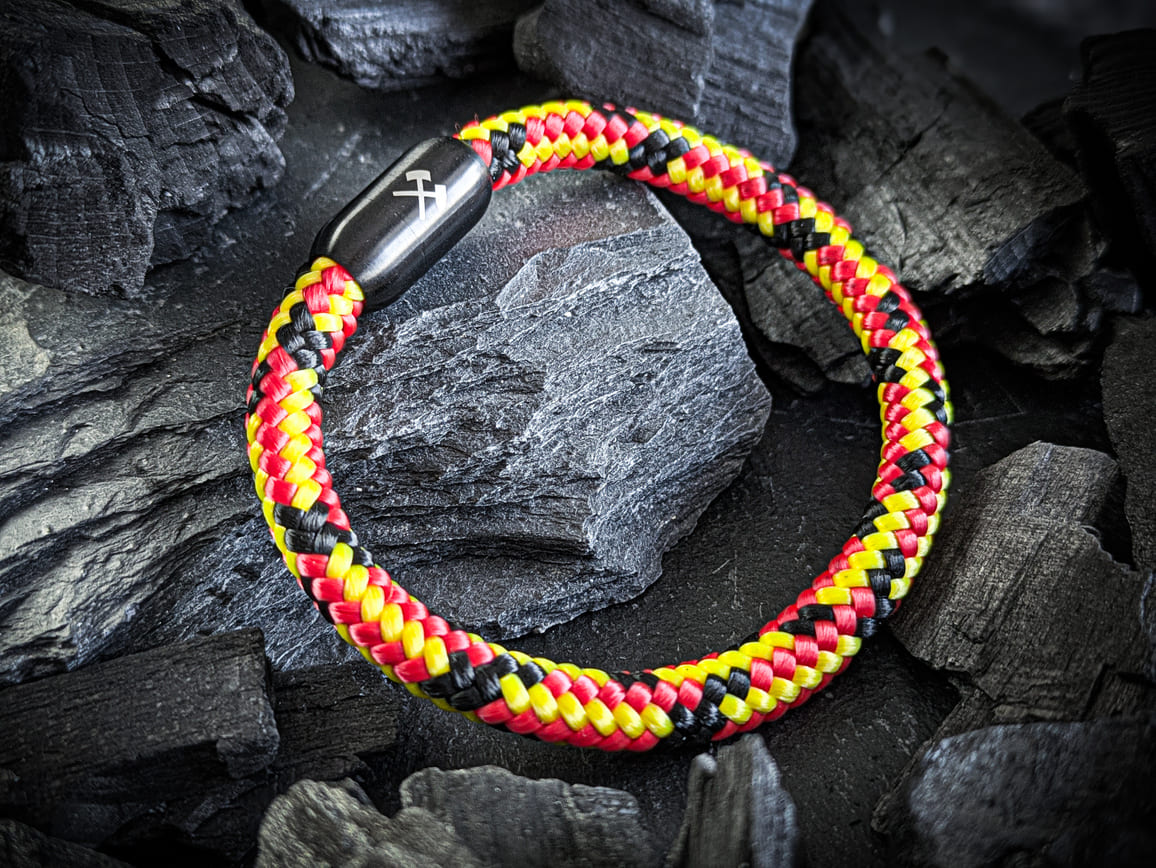 PottArmband Carl Black Edition Ruhrgebiet Armband Schlägel und Eisen Art.Nr. 2034