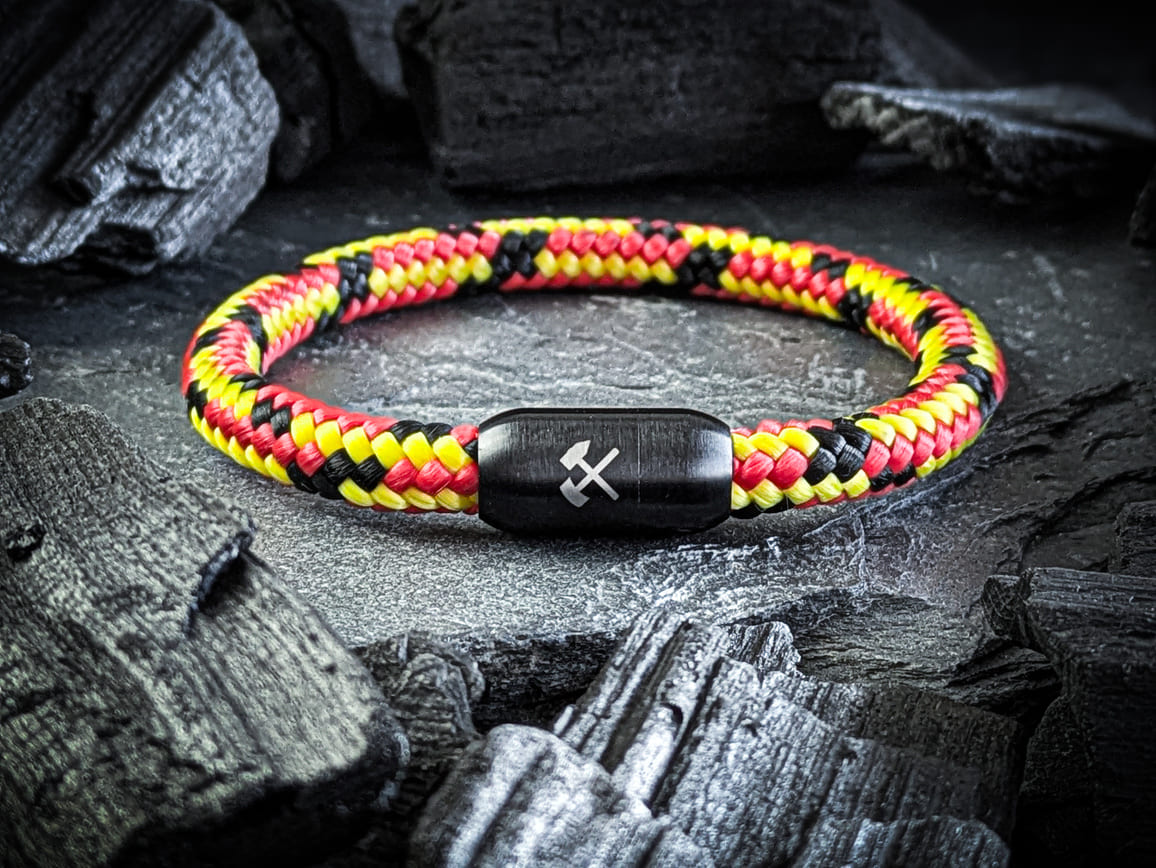 PottArmband Carl Black Edition Ruhrgebiet Armband Schlägel und Eisen Art.Nr. 2034