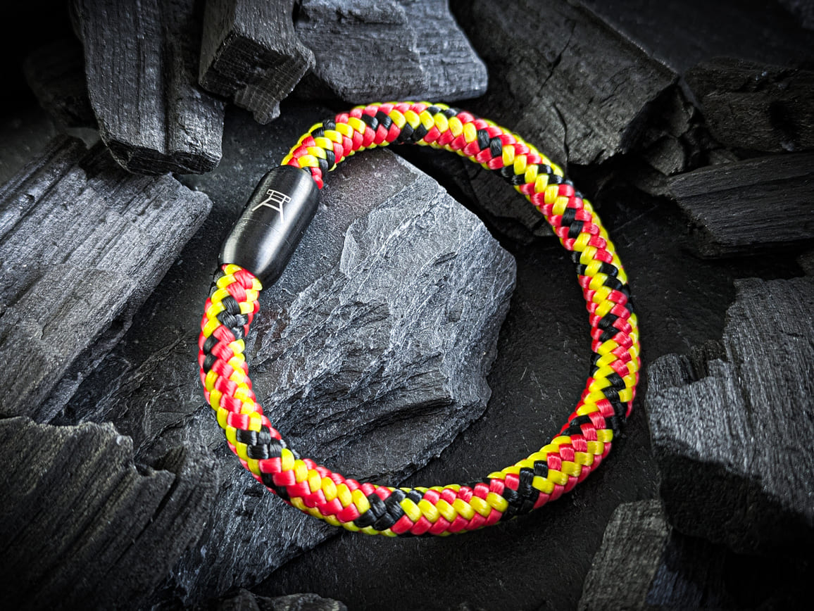 PottArmband Carl Black Edition Ruhrgebiet Armband Schlägel und Eisen Art.Nr. 2034