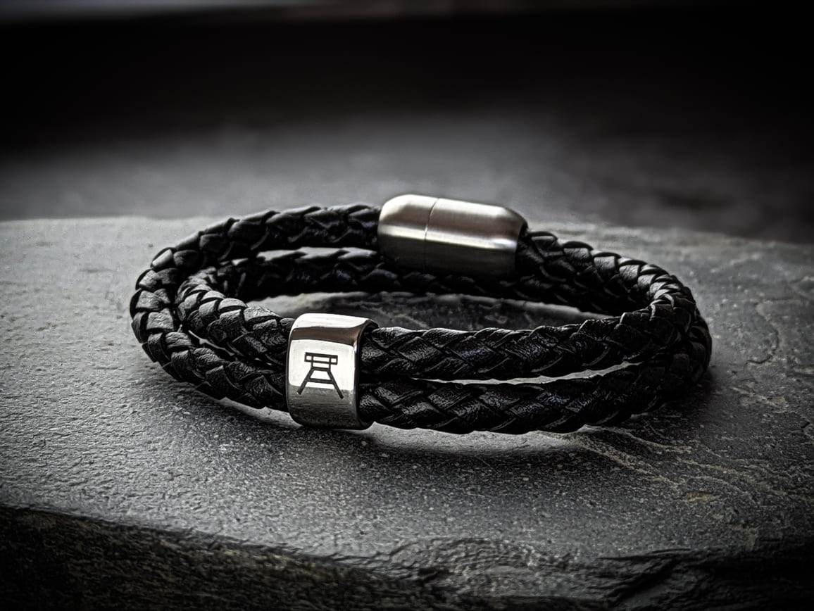 PottArmband Lederarmband schwarz Art.Nr. 1081