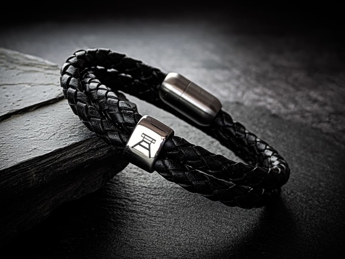 PottArmband Lederarmband schwarz Art.Nr. 1081