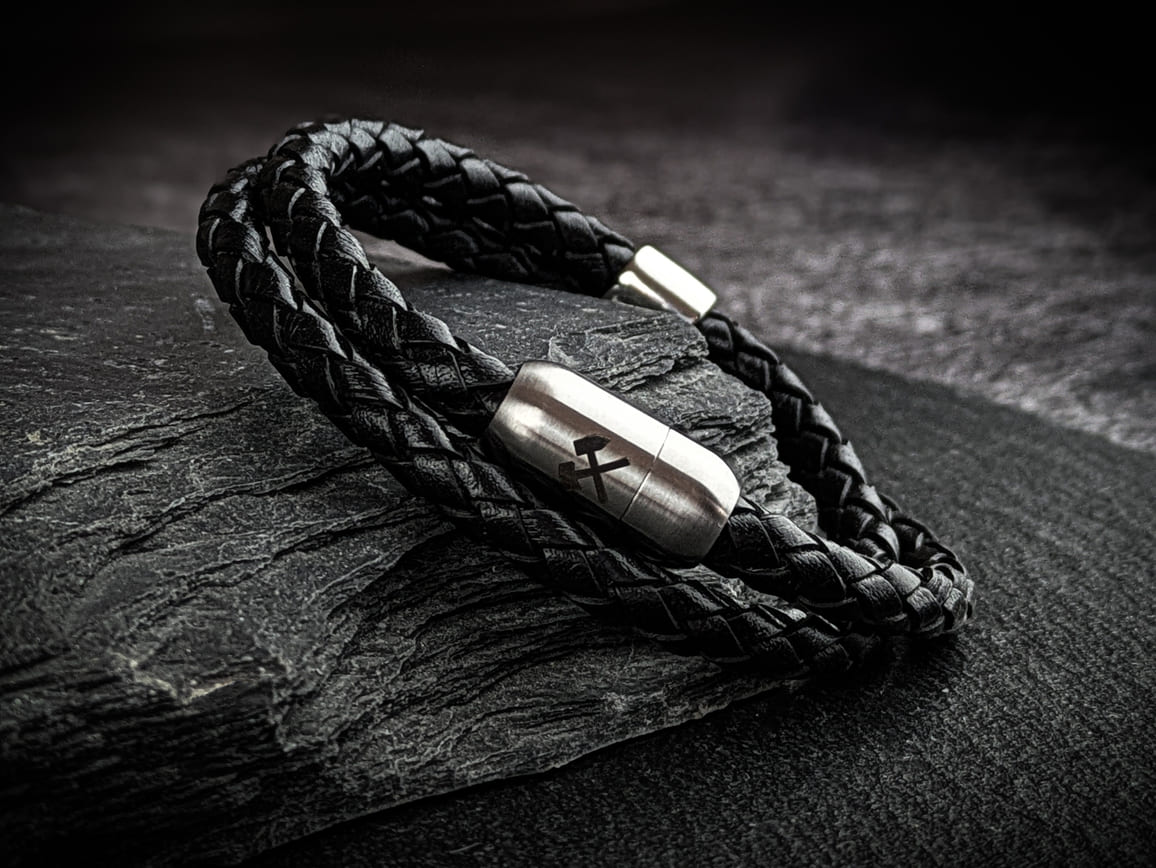 PottArmband Lederarmband schwarz Art.Nr. 1081