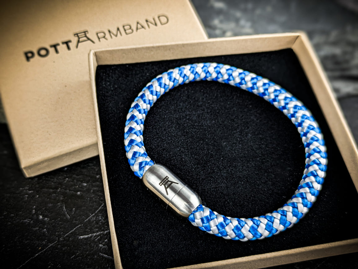 Pottarmband Segeltau Zechenturm Magnetverschluss Art.Nr. 1157