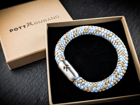 Pottarmband Segeltau Schlägel & Eisen Magnetverschluss Art.Nr. 1060